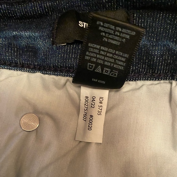 Express Men’s Straight Dark Wash Hyper Stretch Jeans sz 30x30 - Picture 7 of 8